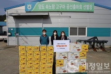 농가에도 힘을!…인천국세청, 강화지역 쌀‧고구마 1100만원 어치 샀다