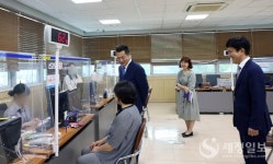 윤종건 대구국세청장, 수성‧남대구세무서 부가세 신고창구 방문…최상의 신고편의 당부