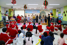  삼천리, 사랑나눔의 날 개최…임직원들 산타로 6개 아동복지시설 방문