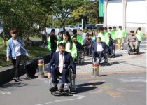 제주대, 교직원 대상 장애체험 행사 실시
