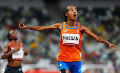 신인류 하산 5000ｍ 金…1500ｍ 예선 넘어지고도 1위