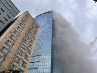 [3보]제주 최고층 드림타워빌딩 화재 긴급 대피소동...119, 초동 진압 성공