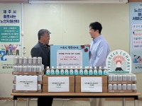 제주맥주, 노인시설 맥주효모샴푸·제주톡쏘다 기부