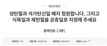 제헌절, 공휴일 제외된 이유는?...청와대 국민청원 