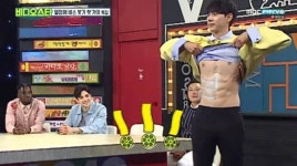 비디오스타 진주형, 순정남 이한결의 반전 몸매 웨이트로 다져진 근육