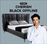 체리쉬, 블랙 오프라인 프로모션...최대 139만원 침대프레임 무료증정