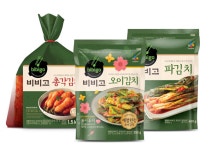 CJ제일제당 비비고, 오이김치·프리미엄 죽 3종 론칭