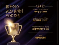 백두산·미스터트롯·자이언트 펭TV, 홈초이스 2020 올해의 VOD 대상 선정