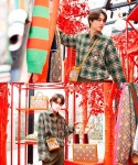 엑소 카이, 테디베어 입은 인간 구찌...서울 한복판 쇼핑
