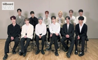 세븐틴, 美 빌보드 단독 인터뷰 공개…메인 차트 첫 진입 '집중 조명'