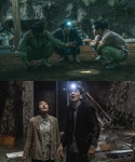 싱크홀 차승원X김성균X이광수X김혜준, 올라가자 생존액션 스틸