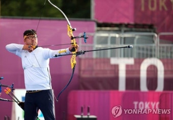 [도쿄올림픽] 양궁 김우진, 개인전 16강 안착...31일 경기
