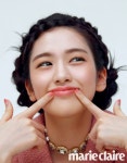 아이브 안유진, 만개한 미모 담은 마리끌레르 화보
