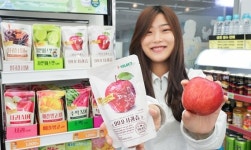 세븐일레븐, 국내산 홍로 그대로 99.9 사과즙 출시