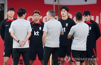 벤투호, 가나전 위해 이강인·조규성 등 구슬땀...김민재 훈련 제외