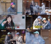 런닝맨 잔치국수+라면 먹방하는 유재석...하하 팔아도 먹겠다 감탄