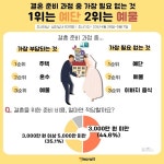 성인남녀 결혼준비 과정서 가장 필요없는 것 1위는...