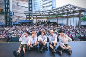 투바투 日 'SWEET', 발매 첫날 오리콘 데일리 앨범 랭킹 1위...쇼케이스도 성공적