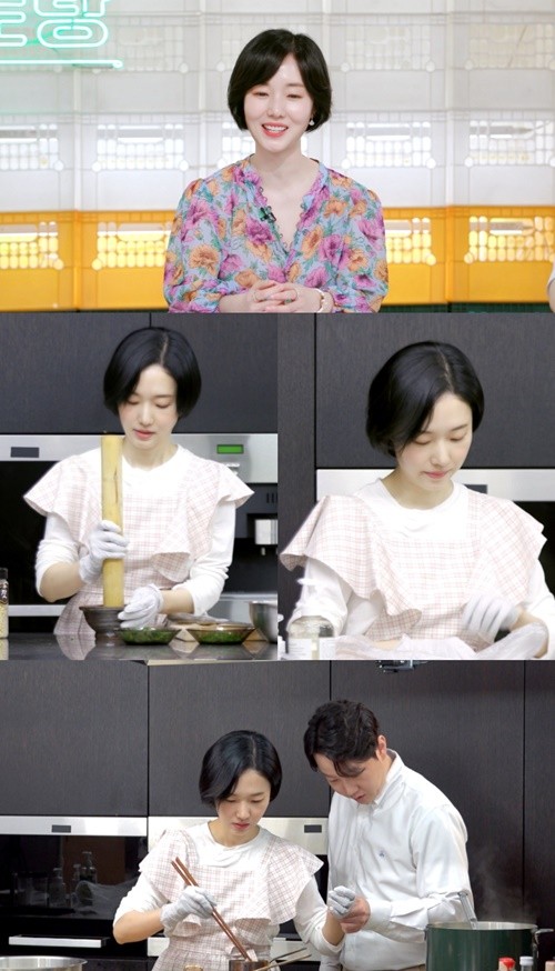 이정현, 남편의 의외의 톱질 재능으로 약대구 요리에 도전!