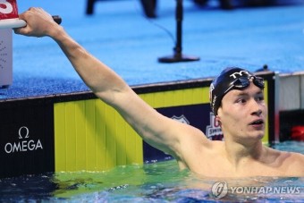 '도하 세계수영선수권' 찰리 클라크, 美 800ｍ 우승...김우민과 대결 '기대'