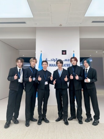 'JYP 중국 보이그룹' 보이스토리, COP28 주제곡 라이브 무대