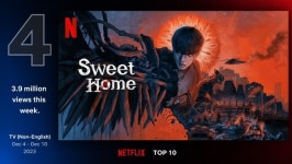 스위트홈 시즌2, 넷플릭스 글로벌 4위…웰컴투 삼달리 5위