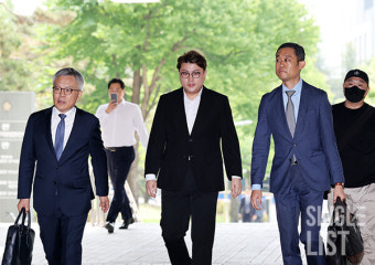 [포토] '음주 뺑소니' 김호중, 공연 강행 후 구속심사 출석