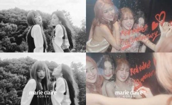 레드벨벳, 10주년 기념 마리끌레르 완전체 화보…여름 여신