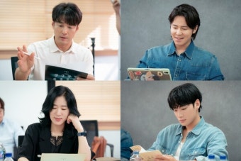 지진희·이규형·백지원·이민재, '킥킥킥킥' 대본리딩 현장 공개