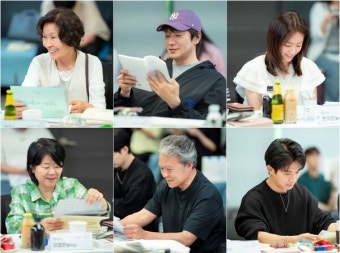 '천국보다 아름다운' 김혜자·손석구·한지민·이정은, 대본리딩 현장 공개