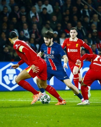 '이강인 벤치' PSG, UCL 16강 홈 1차전서 리버풀에 0-1 패
