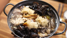 동네한바퀴 양평 용문오일장 모둔 버섯전골→6천원 14첩 백반