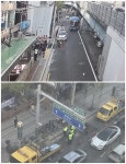압구정역·돌곶이역 싱크홀 의심신고…수도공사 후 내려앉은듯