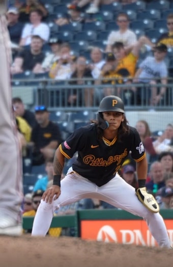 MLB 피츠버그 배지환, 대주자로 나와 1도루 1득점