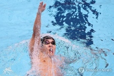 김민섭, 남자접영 200ｍ 극적 동메달...박정훈은 5위