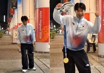 '축구 金' 최우진 '지뢰 세리머니' 논란 사과...