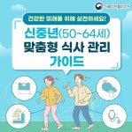 50∼64세 신중년 건강, 식생활과 근육량 감소 방지에 달려