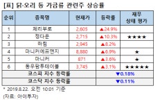 [강세업종] 닭·오리 등 가금류 관련주 들썩…체리부로 24%↑