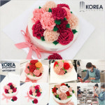 취업 전문 코리아요리학원, 앙금플라워 떡케이크 특강 진행