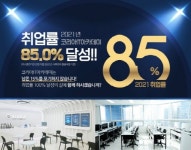 IT 컴퓨터학원 코리아IT아카데미학원, 2021년 취업률 85% 달성