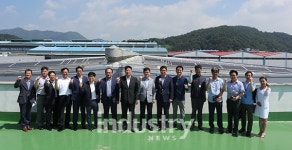 녹산표준형공장 태양광 발전소 준공식 개최