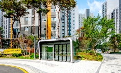 통학버스 기다릴 때도 미세먼지 걱정 끝!...SK건설, 아파트 단지 내 청정 대기공간 운용