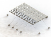 다스코, 안정성 높인 계류장치와 유선형 부력체 적용한 수상태양광발전소 공급