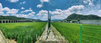 영농형 태양광의 미래... 농어촌형 펜스 태양광발전시스템 실증 현장에 가다