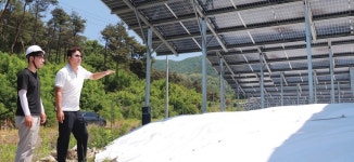 [르포] 무려 20MW 태양광발전소에서 연평균 발전시간 4.5시간 달성! 비결은?