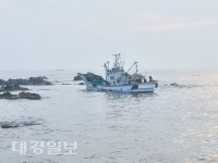 포항해경, 경주 감포에서 8명 승선한 좌초선박 구조