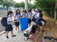 상주 성신여중, 북천 자연보호 활동