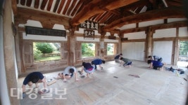 빛바랜 문화재에 새 생명을 선사한 중앙119구조대원