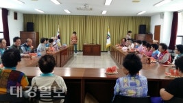 완산동 수박파티로 시작하는 노인사회활동사업 안전교육