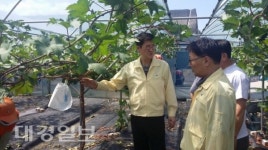 추교훈 상주부시장 애타는 농심 방문 위로